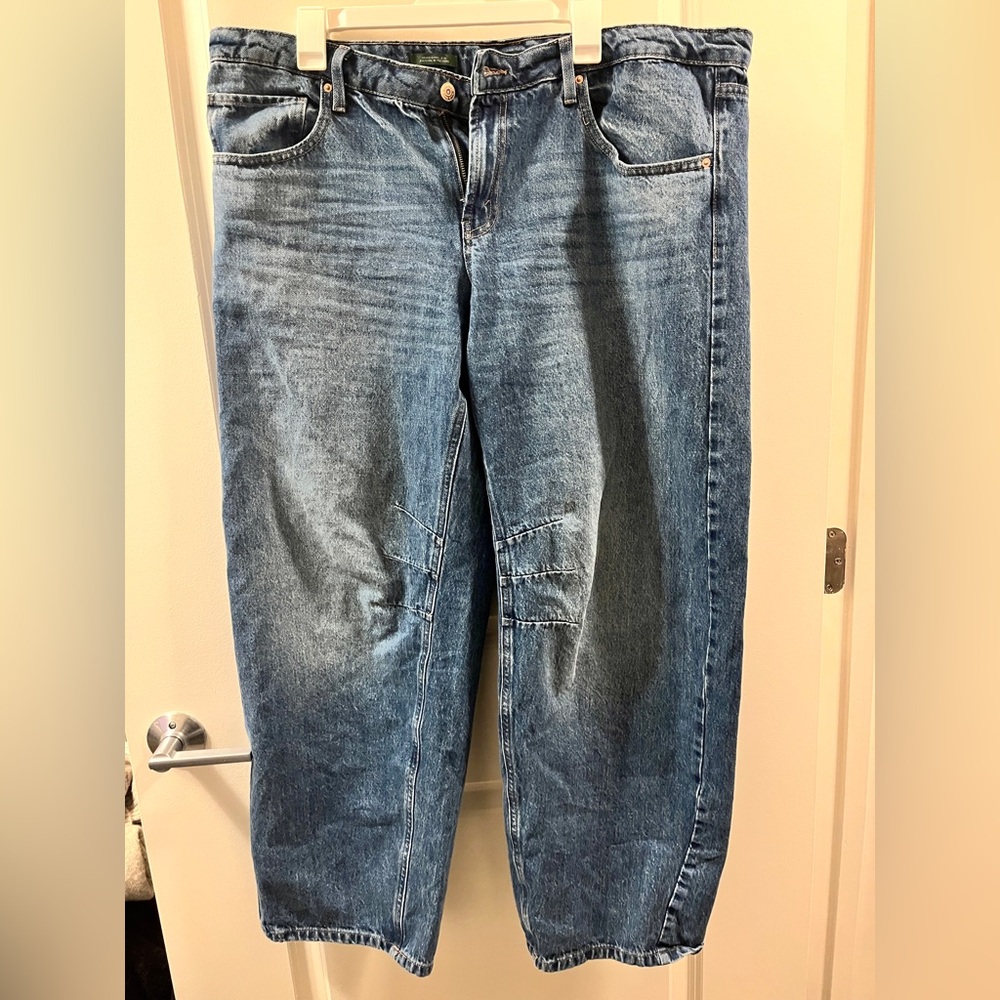 Wild Fable Mid-Rise Barrel Jean